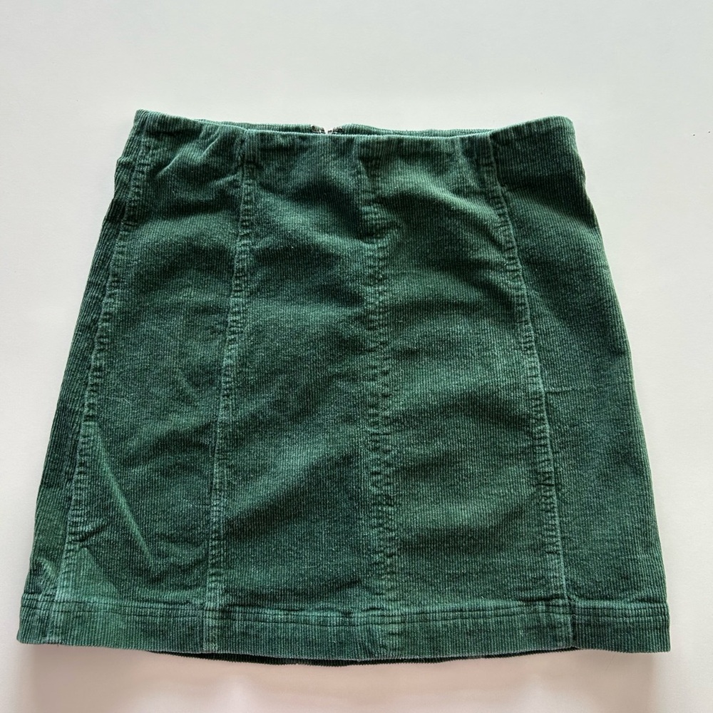 Forest Green Mini Skirt